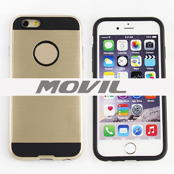 NP-2219 alta calidad tpu   pc funda para Apple iPhone 6-0